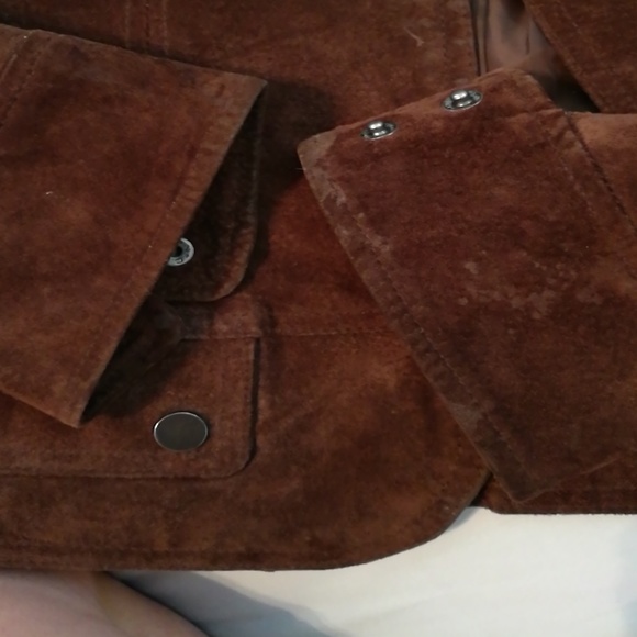 Brown Suede Jacket- Tailored - Picture 3 of 8